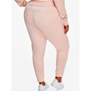 BeBe velour jogger pant
